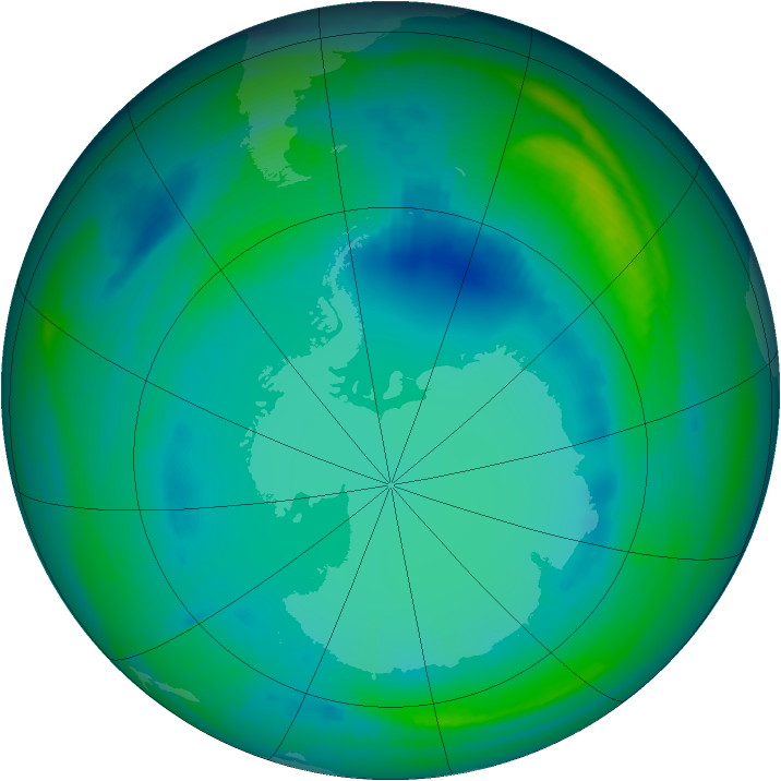 Ozone Map 1999-07-29